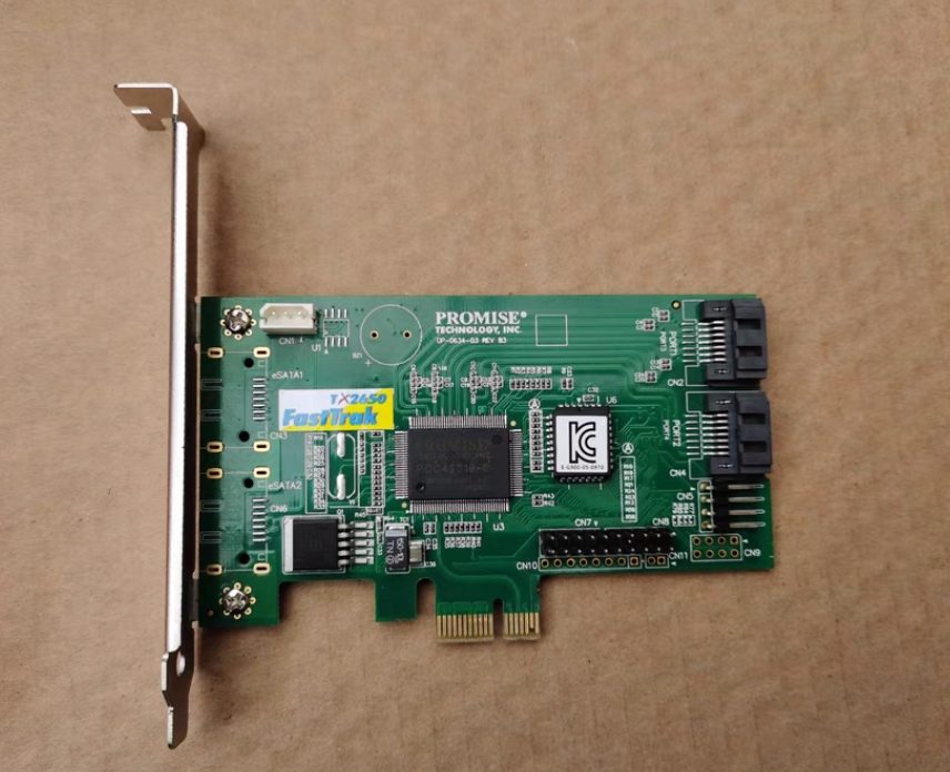 30块钱让NAS上SAS | 乔鼎FastTrak  TX2650 SATA/SAS磁盘阵列卡业余评测（一）